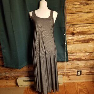 Rag and Bone Quinn gray zip tank maxi dress Petite small